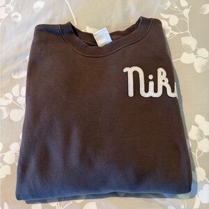 Nike Men's Crewneck Sweater in Brown